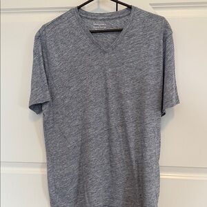 Banana Republic Heather Blue V-Neck Tee